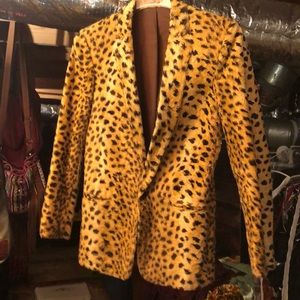 Leopard blazer RARE Vintage Great condition